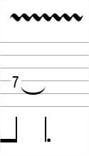 Tablature vibrato