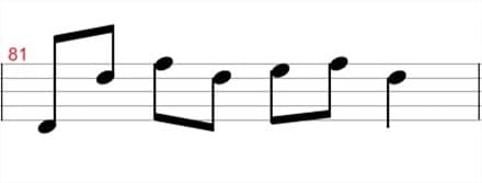 Notation standard musique