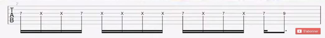 Tablature en mi cocotte