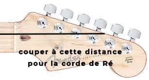 longueur coupe corde de La | MyGuitare