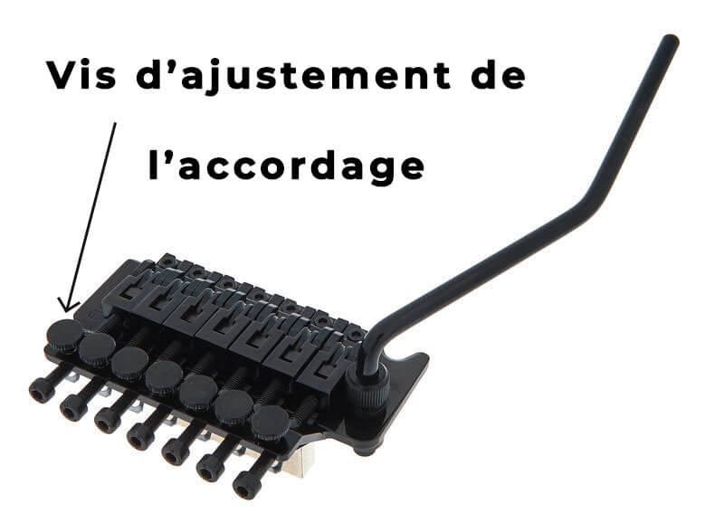 vis ajustement accordage floyd rose | MyGuitare