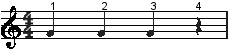 Solfège rythmique : le soupir