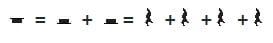Solfège rythmique : équivalences figures de silence