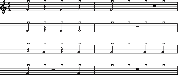 Solfège rythmique : exercice sur les silences