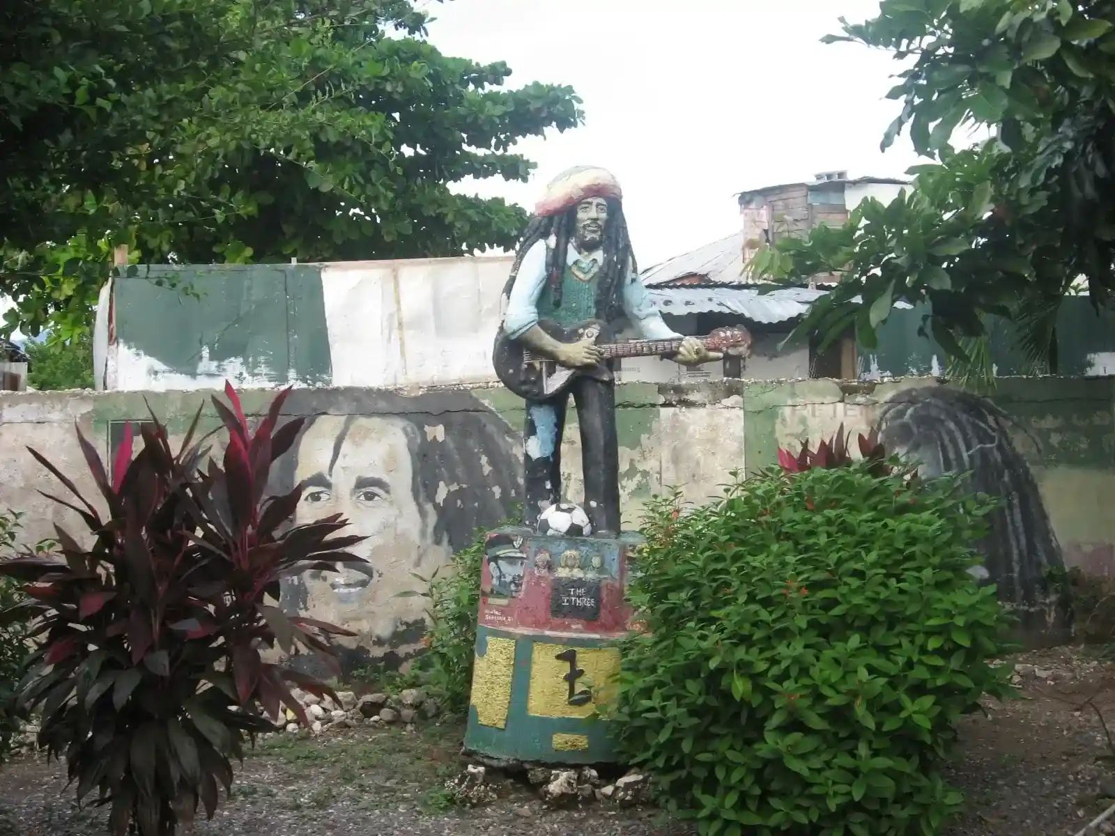 Une photo aujourd'hui du fameux jardin mentionné par Bob Marley dans No woman no cry.