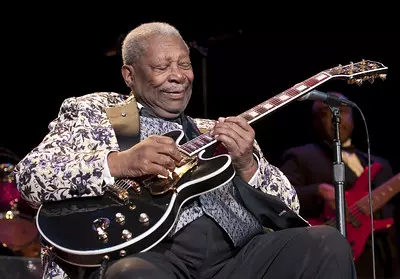 BB King en concert avec sa Gibson Lucille