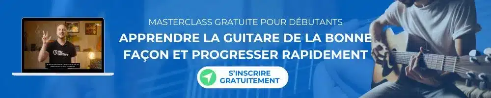 Masterclass de guitare pour les débutants : cliquer pour accéder à la ressource